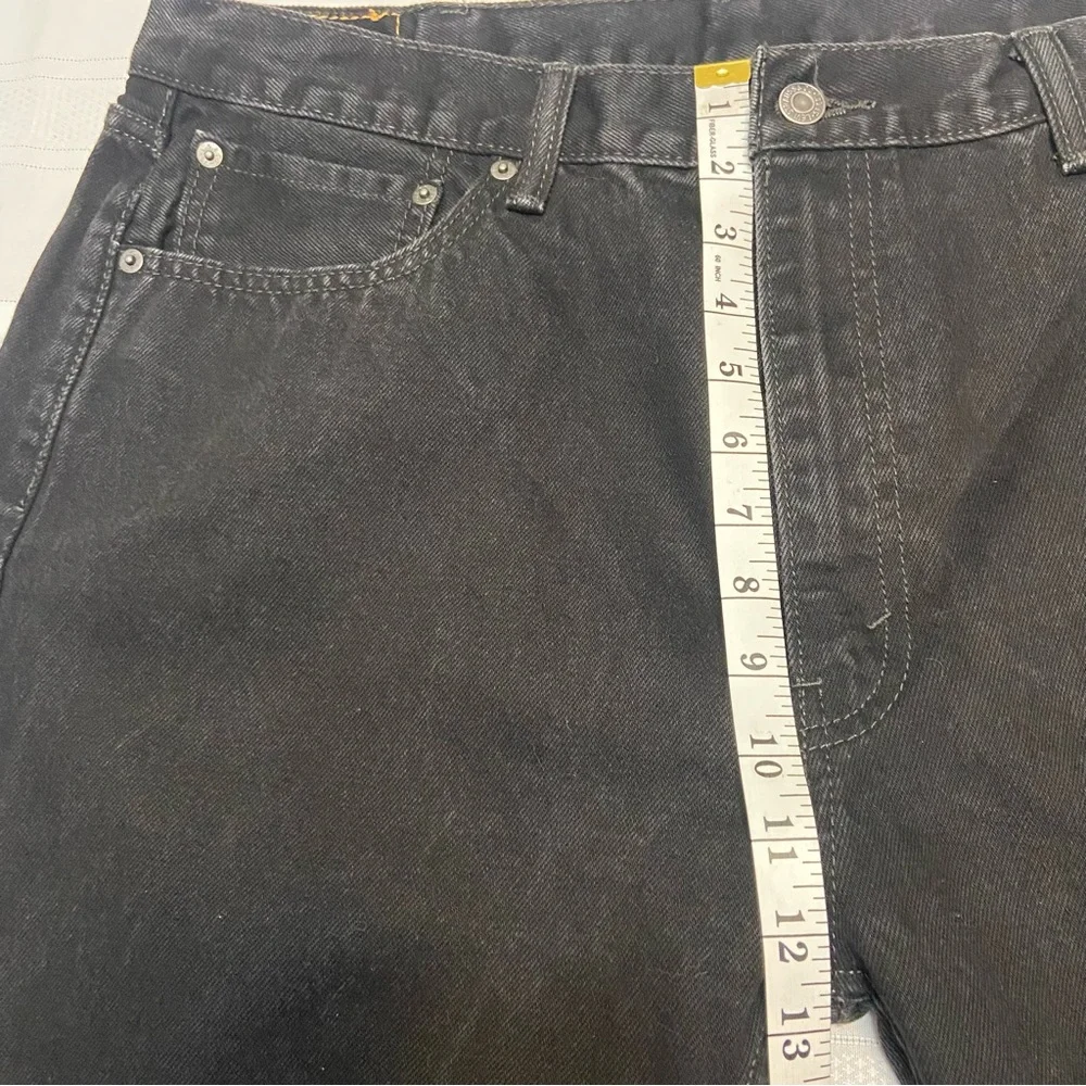 LEVI’S 505 Black Mens Bootcut Jeans EUC Size 40 x 29